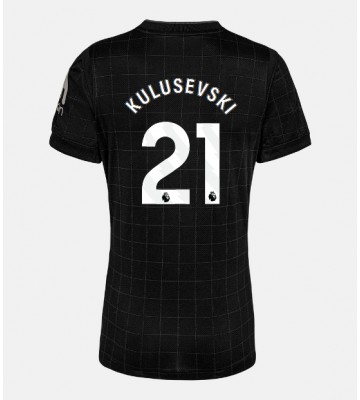 Tottenham Hotspur Dejan Kulusevski #21 Udebanetrøje Dame 2025-26 Kortærmet